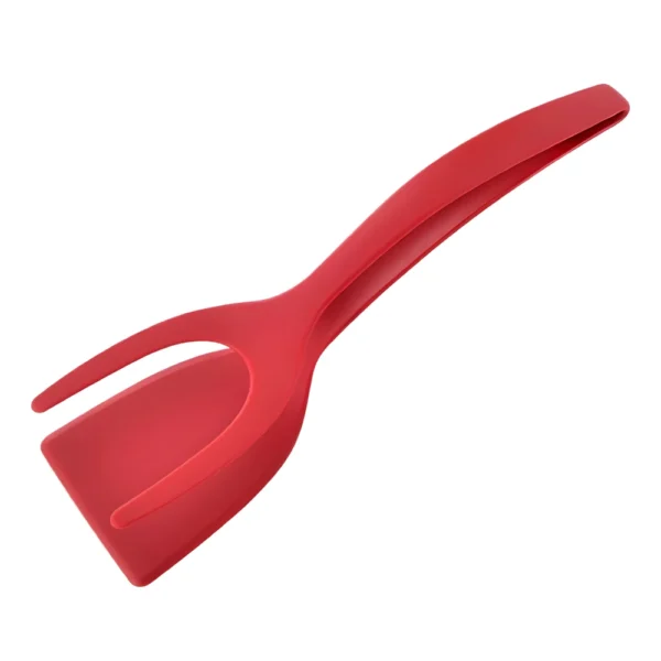 Espatula De Nylon Multiuso Com Pegador Para Ovos Bife Panqueca Tapioca - Imagem 4