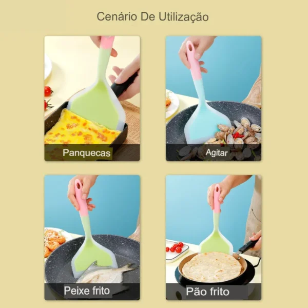 Espatula de Silicone Utensílio de Cozinha Multiuso Serve Para Diversas Ocasiões - ENVIO IMEDIATO PARA TODO BRASIL - Imagem 2