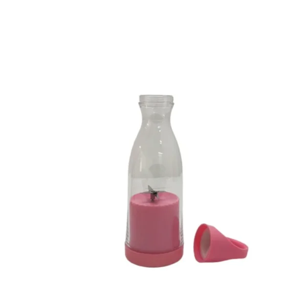 Liquidificador Portátil e Garrafinha 2 EM 1 Com Alça de ABS - sem vazamento 420ml - Imagem 3