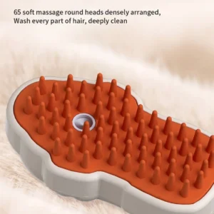 Escova De Limpeza Recarregável 3 em 1 Gatos Spray Integrado Ideal Banho Higiene Design Ergonômico Eficiente Mantém Pet Limpo