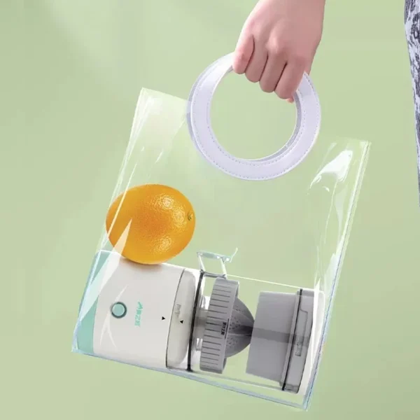 Espremedor Elétrico de Laranja Limão  Sem Fio Para Home Office Usb Extrator Frutas Pressão Portáti - Imagem 3