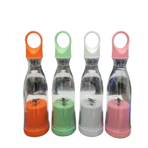 Liquidificador Portátil e Garrafinha 2 EM 1 Com Alça de ABS - sem vazamento 420ml