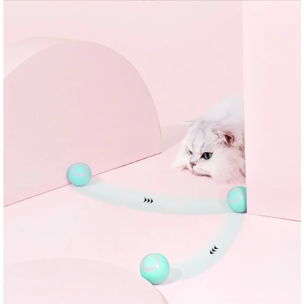 Brinquedo Interativo Inteligente- Bola Automática para Pet- Carregamento USB - Imagem 2