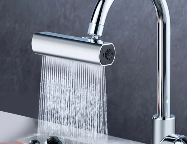 Adaptador de torneira flexível de Cozinha Com 3 Modos de Uso / Potente e Durável / Limpa Mais Rápido