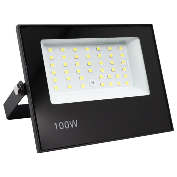 Refletor Led 100w Holofote Bivolt Prova Dágua Luz Branco Forte - Imagem 3