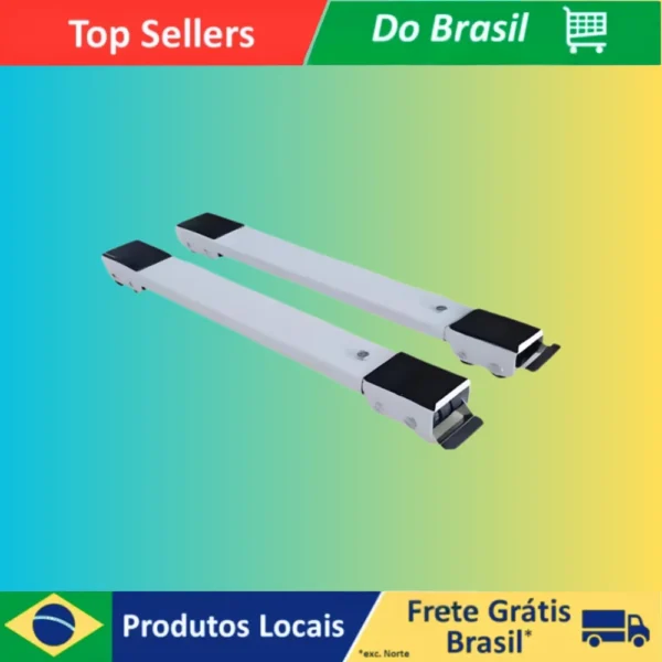 Base com Rodas Regulavel ajuda mover Lavadora de Roupa, Fogão, Geladeira e objetos ate 200 kg - Imagem 2