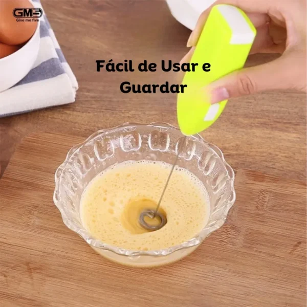 Batedor de ovo portátil, mini batedor elétrico de leite, misturador para casa, batedor de café, batedor de cordas - Imagem 5
