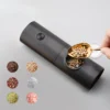 Moedor Elétrico De Sal Pimenta Temperos Condimentos Automático Com Ajuste de Moagem - Imagem 3