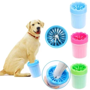 Limpa Patas Cachorro Silicone Washer Copo Limpador Banho Lava Pata Pet Cães Animais Higiene Prático Compacto Cuidados