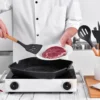 BRINDE MISTERIOSO + KIT de Cozinha Conjunto com 12 peças Jogo de Utensilios Culinários Cabo de Madeira Antiaderente PROMOÇÃO - Imagem 3