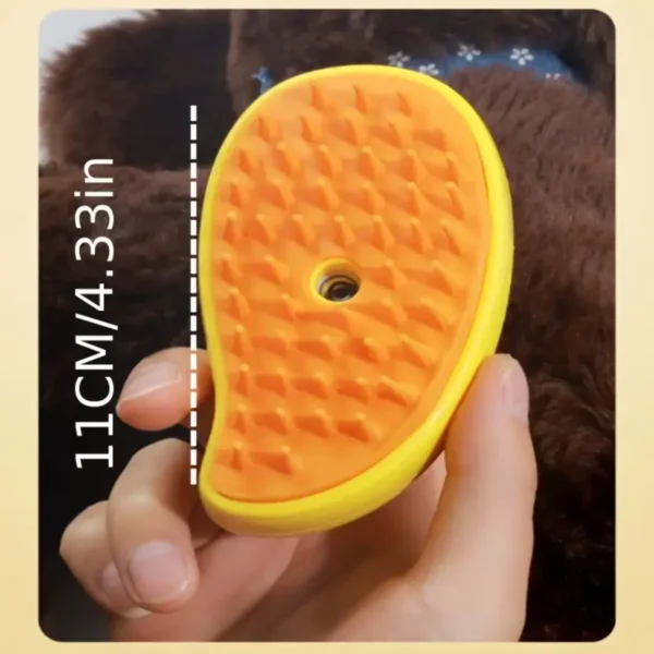 Escova a vapor para cão e gato, pulverizador elétrico para massagem, pet grooming ferramenta, 3 em 1 pente de massagem - Imagem 5