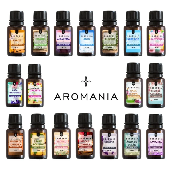 Kit 5 Essências Para Difusor Ariomatizador e Umidificador de Ambiente Hidrossolúvel 15ml - Imagem 5