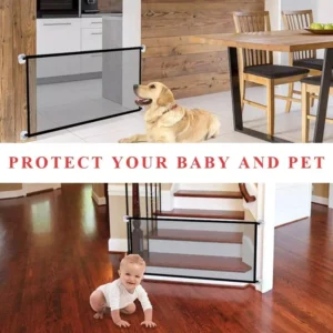 Tela Porta Retratil Protecao Cachorro Bebe Pet Segurança
