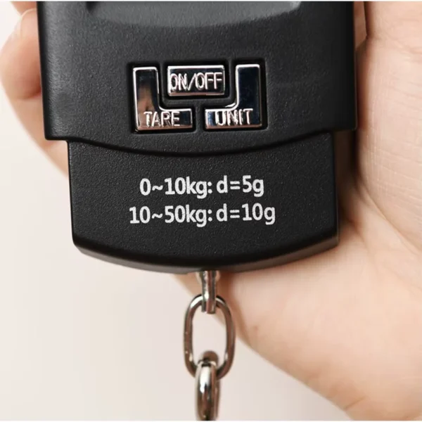 Balança Digital Portátil para Mala, sacolas, Pesca , Até 50kg Compacta Funcional e Prática - Imagem 5