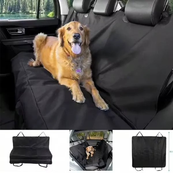 Capa Impermeável Para Banco Traseiro Carro Pet Almofada para Cães Gatos de todos os tamanhos Confortável Prática Assento - Imagem 2