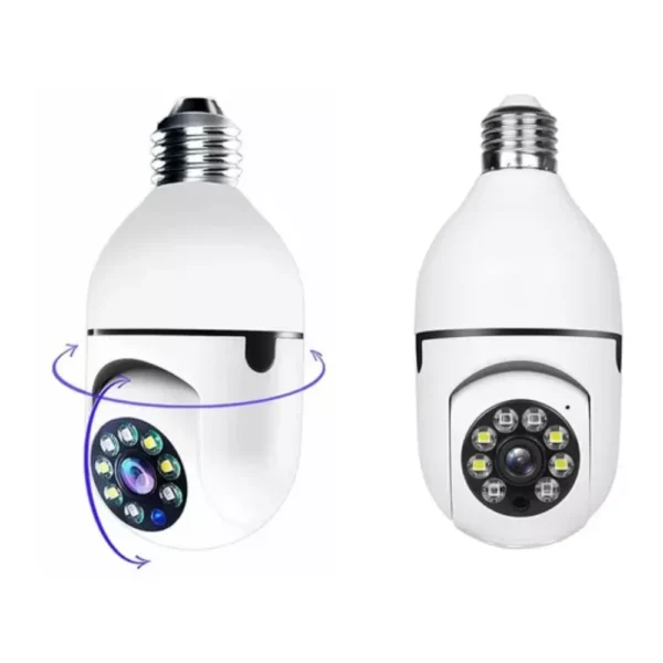 Câmera De Segurança Visão Noturna Lampada Facil Instalação - Imagem 2