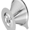 Café Filtro Coador Inox 103 Extra Grande Reutilizável WL-2319 - Imagem 2