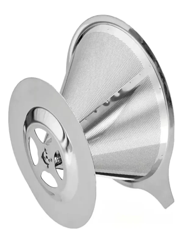 Café Filtro Coador Inox 103 Extra Grande Reutilizável WL-2319 - Imagem 2