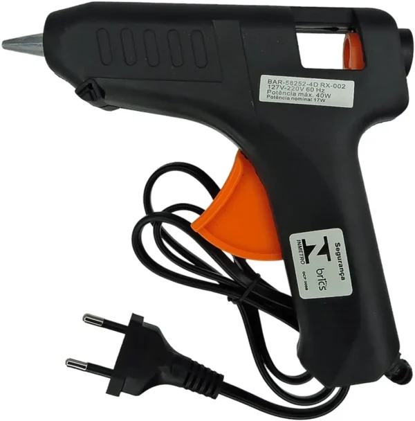 Pistola De Cola Quente 20w~40w Bivolt 127-220v Bastão Grosso - Imagem 4
