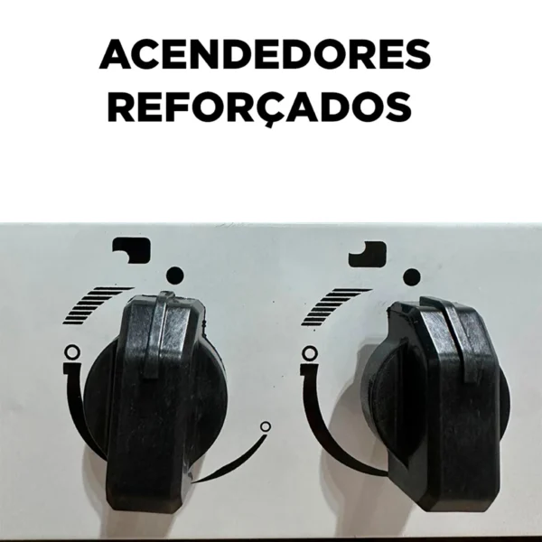 Fogão Cooktop De Mesa Portátil A Gás 4 Bocas Braslar Bivolt - Imagem 4