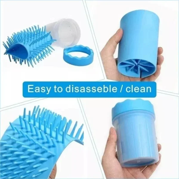 Limpa Patas Cachorro Silicone Washer Copo Limpador Banho Lava Pata Pet Cães Animais Higiene Prático Compacto Cuidados - Imagem 3