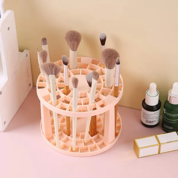 Porta Pincel Organizador Maquiagem Suporte De Pincel Para Make Canetas Mesa - Imagem 3