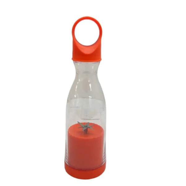 Liquidificador Portátil e Garrafinha 2 EM 1 Com Alça de ABS - sem vazamento 420ml - Imagem 2