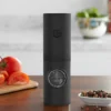 Moedor Elétrico De Sal Pimenta Temperos Condimentos Automático Com Ajuste de Moagem - Imagem 2