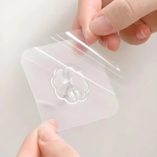 24 Peças Ganchos Adesivos Parede Multifuncional Autocolante Cozinha Quarto Banheiro - Imagem 5