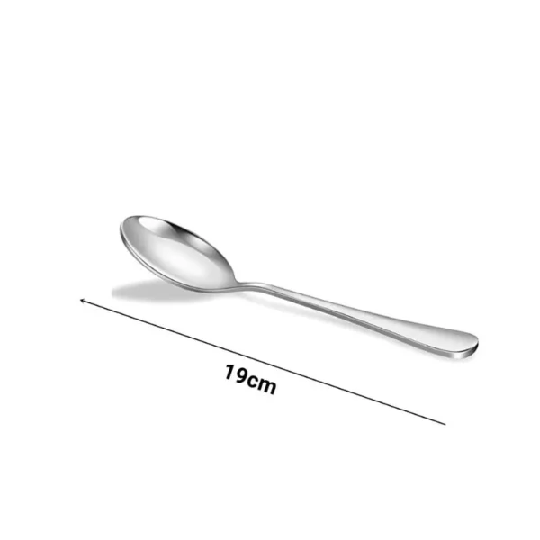 (Kit C/ 6) Colher Talher Aço Inox Colher De Sopa - Imagem 4