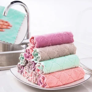 Anti Óleo Absorbente Pano para Cozinha, Toalha De Limpeza, Toalha De Mesa