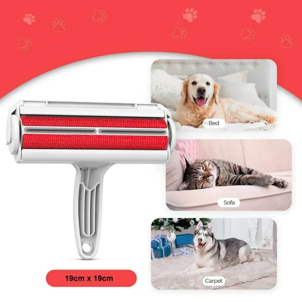 Rolo Tira Pelos Portátil multi superfície Sofa Tapete Roupa Cadeira PET Gato e Cachorro - Imagem 3