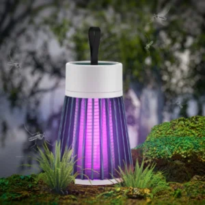 Lâmpada Matadora de Mosquito com Choque elétrico USB modelo recarregável portátil