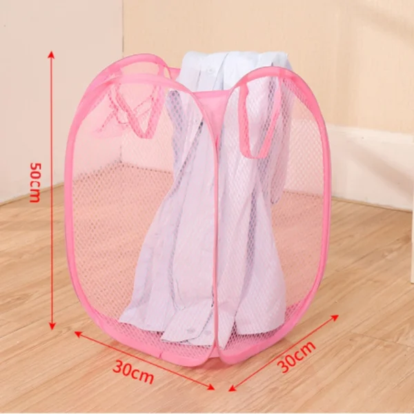 BLACK FRIDAY Cesto de Roupa 30x50CM Caixa Cesto Dobrável Para Roupas e Brinquedos Cesto Infantil Cores Diversas Caixa Organizado - Imagem 4
