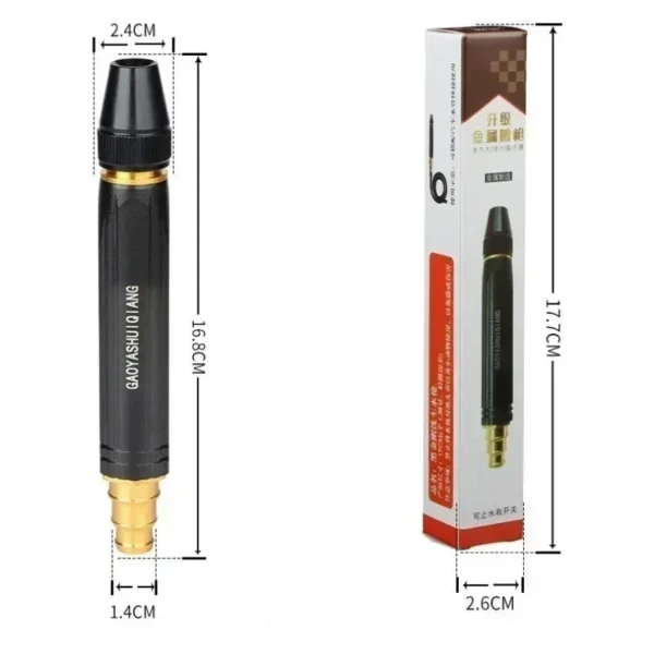 Pistola De Casa De High Pressure, Amortecedores, Tubo De Rega, Doméstica, Preto - Imagem 3