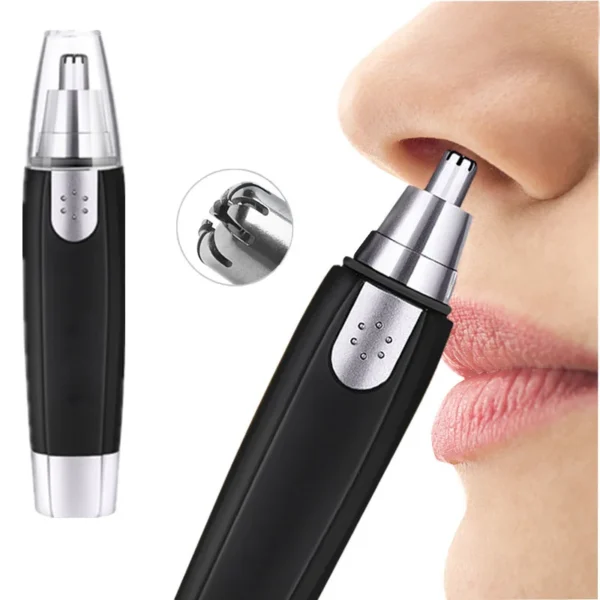 Aparador de cabelo nasal cortador de cabelo indolor cortador de cabelo facial masculino e feminino aparador de cabelo nasal - Imagem 2