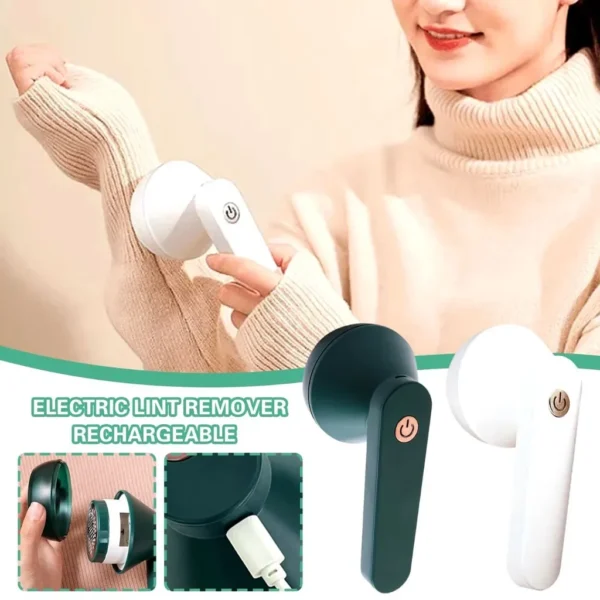 Removedor de Pelos de Roupas Usb Portátil Recarregável Elétrica Papa Bolinha - Imagem 3